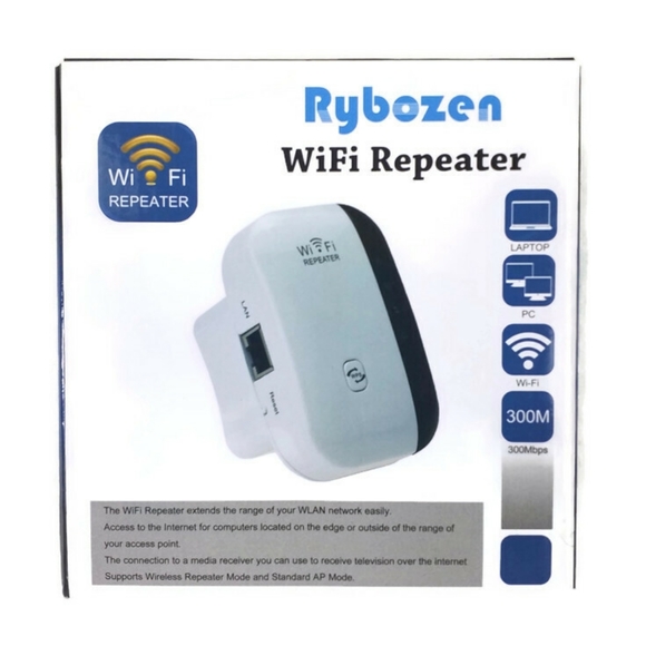 Range Extender Repeater, 300Mbps Wireless Router Signal Booster Amplifier - Picture 2 of 5